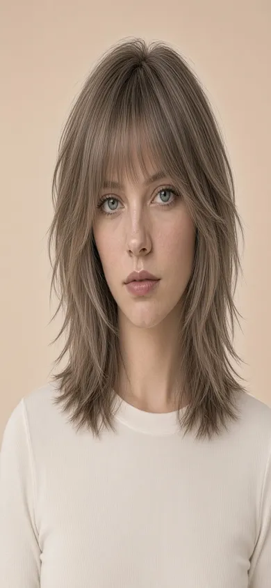Mobile screenshot of the Shag haircut tool